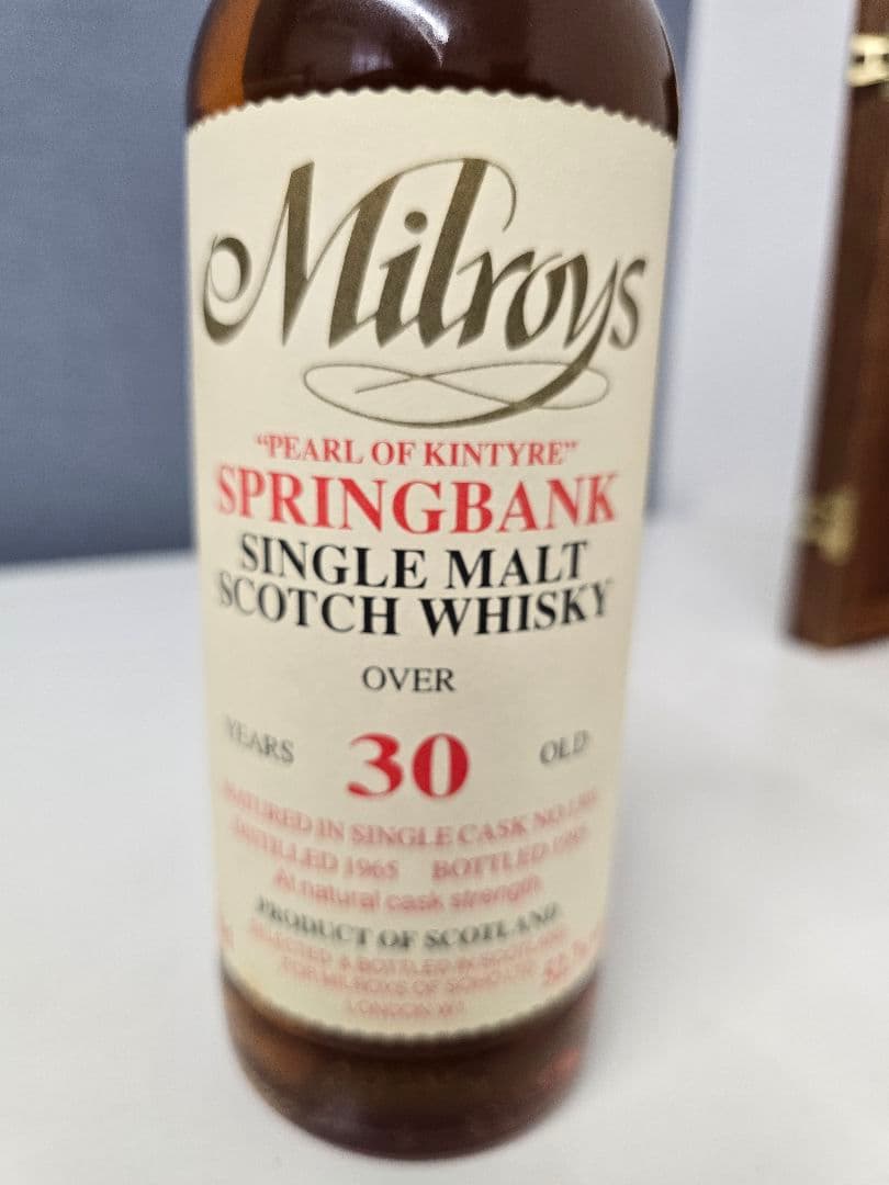 Milroys ミルロイ Springbank 30年 スコッチ ウイスキー