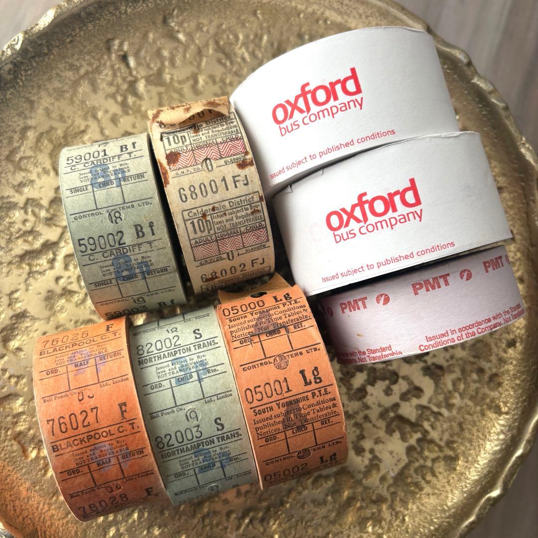 【バラ売可 紙モノ イギリス バスロールチケット】