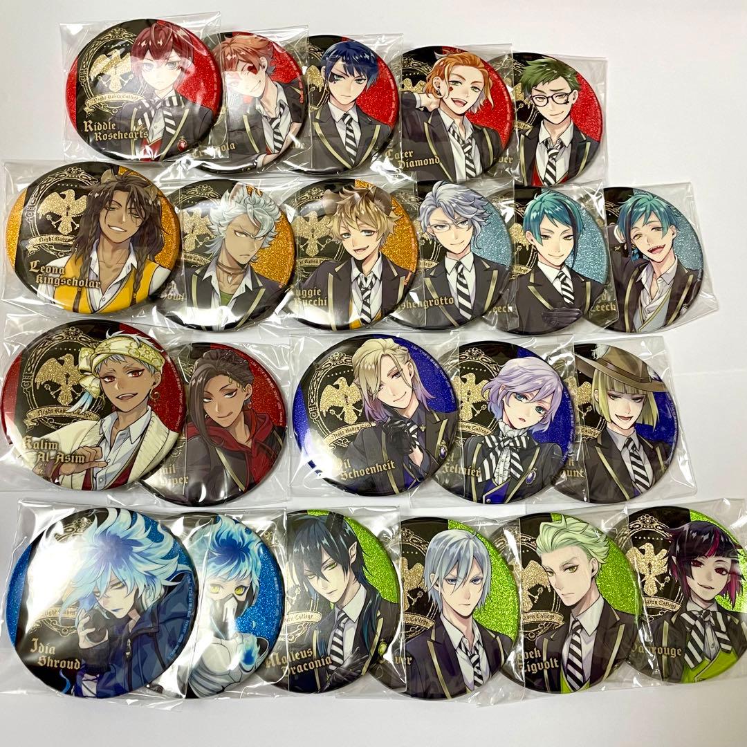 ツイステ　ツイステッドワンダーランド　缶バッジ　プライズ　式典服　制服　ナムコ