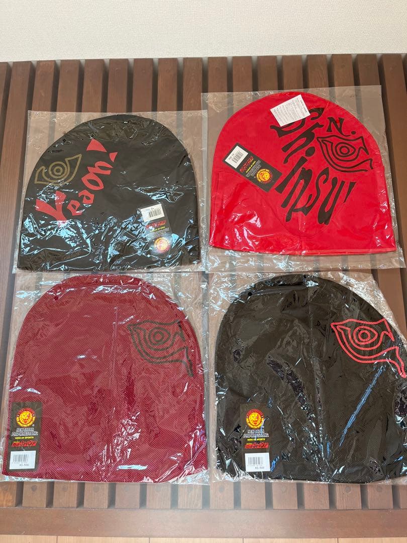 プロレス 中邑真輔　カプーチャ　４種セット