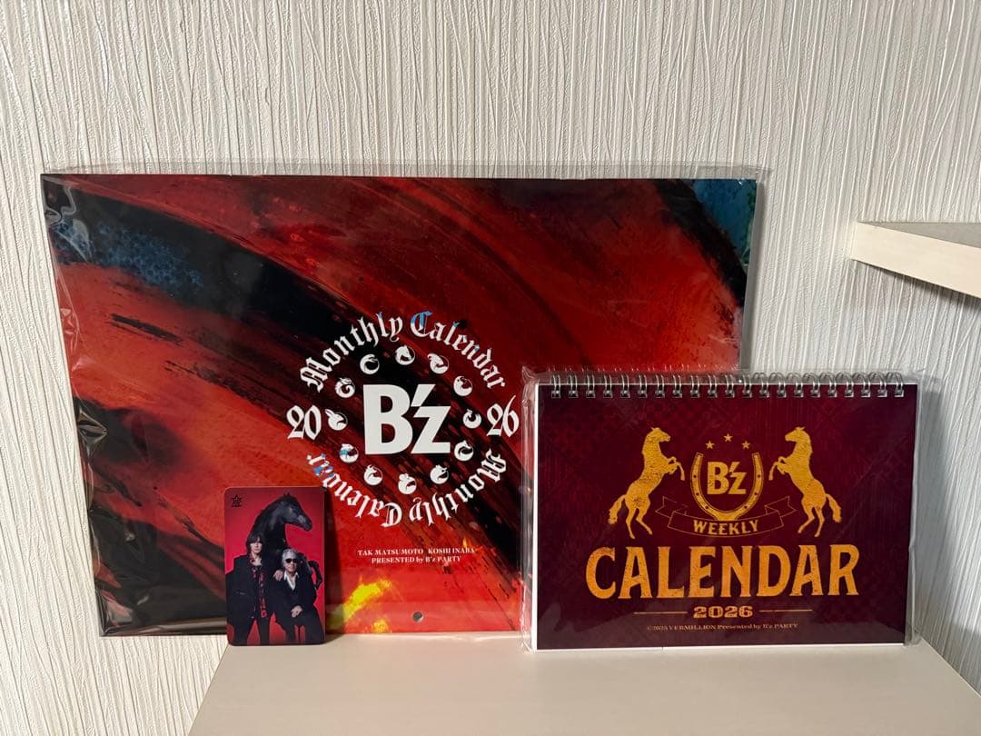B'zファンクラブ限定 2026カレンダー　特典付 　新品未開封