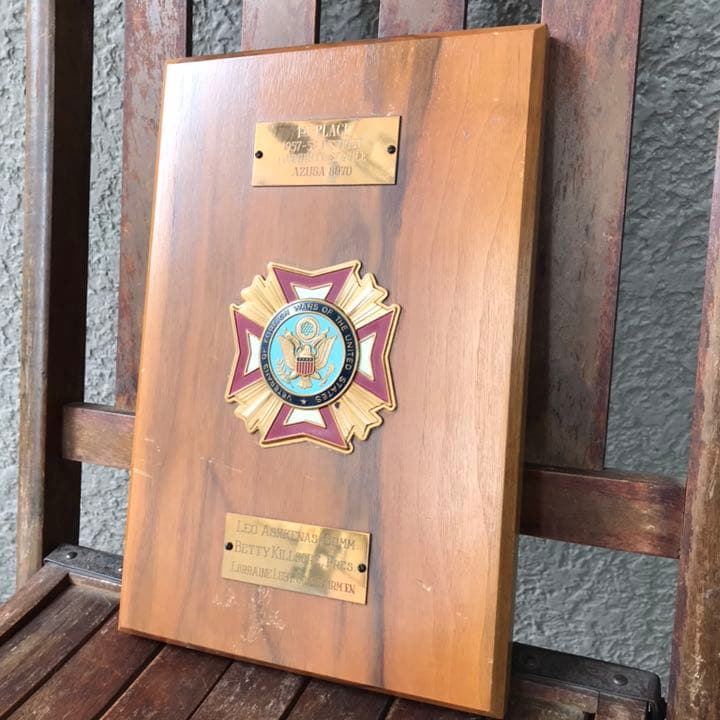 激レア！50s アメリカンアンティーク 米軍 退役軍人看板Antique USA