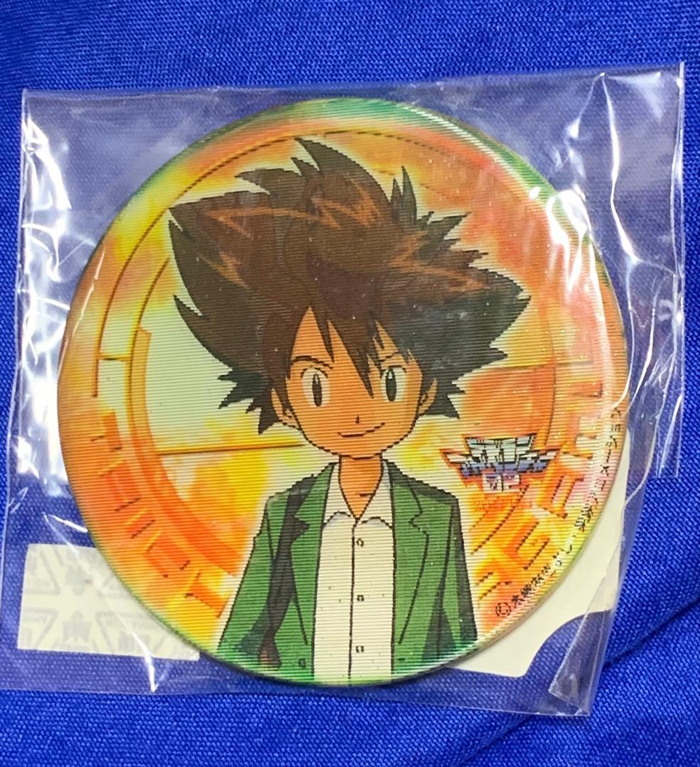 【激レア】デジモンアドベンチャー02 チェンジングバッジ 八神太一&アグモン