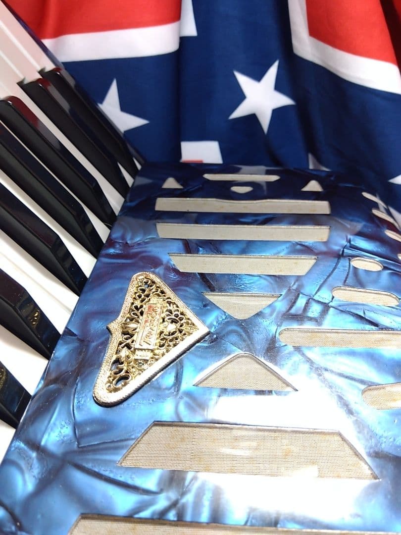 （美品即演奏可）TAMBO SOPRANO アコーディオン 青【信頼の日本製】