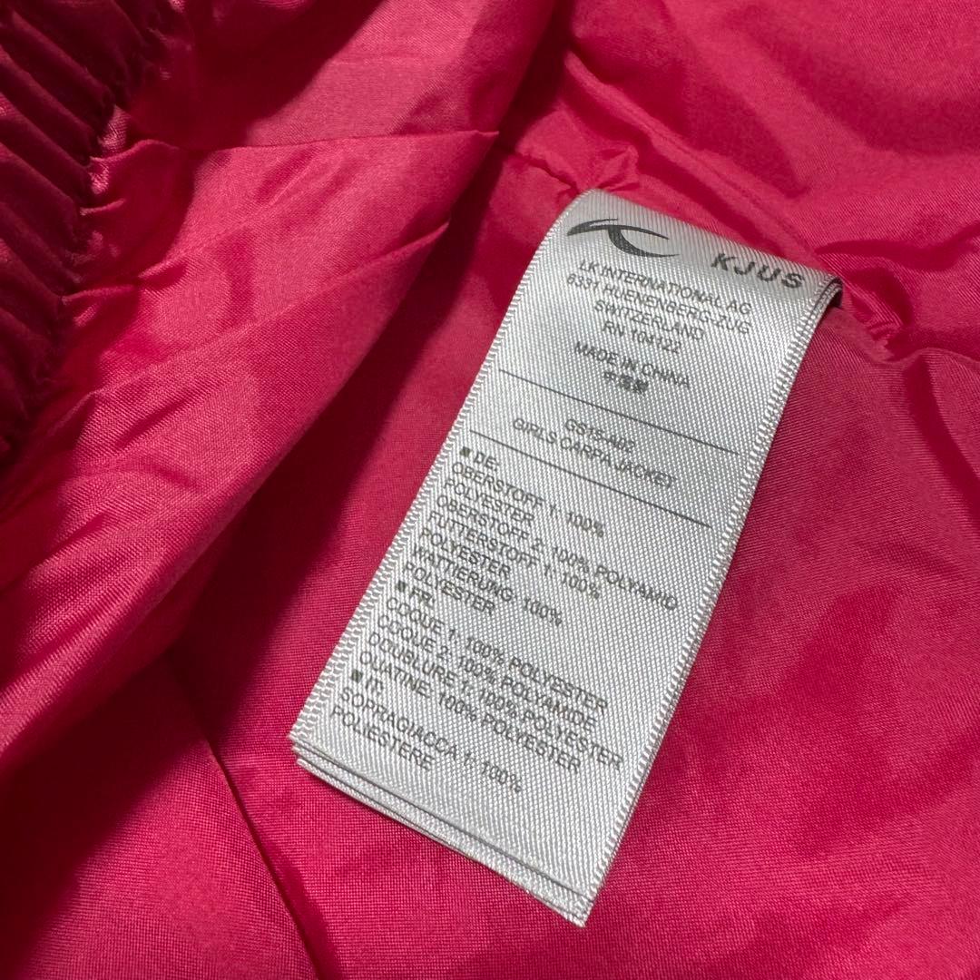 チュース　KJUS キッズ　ウェア　ジャケット　オレンジ　ピンク　152