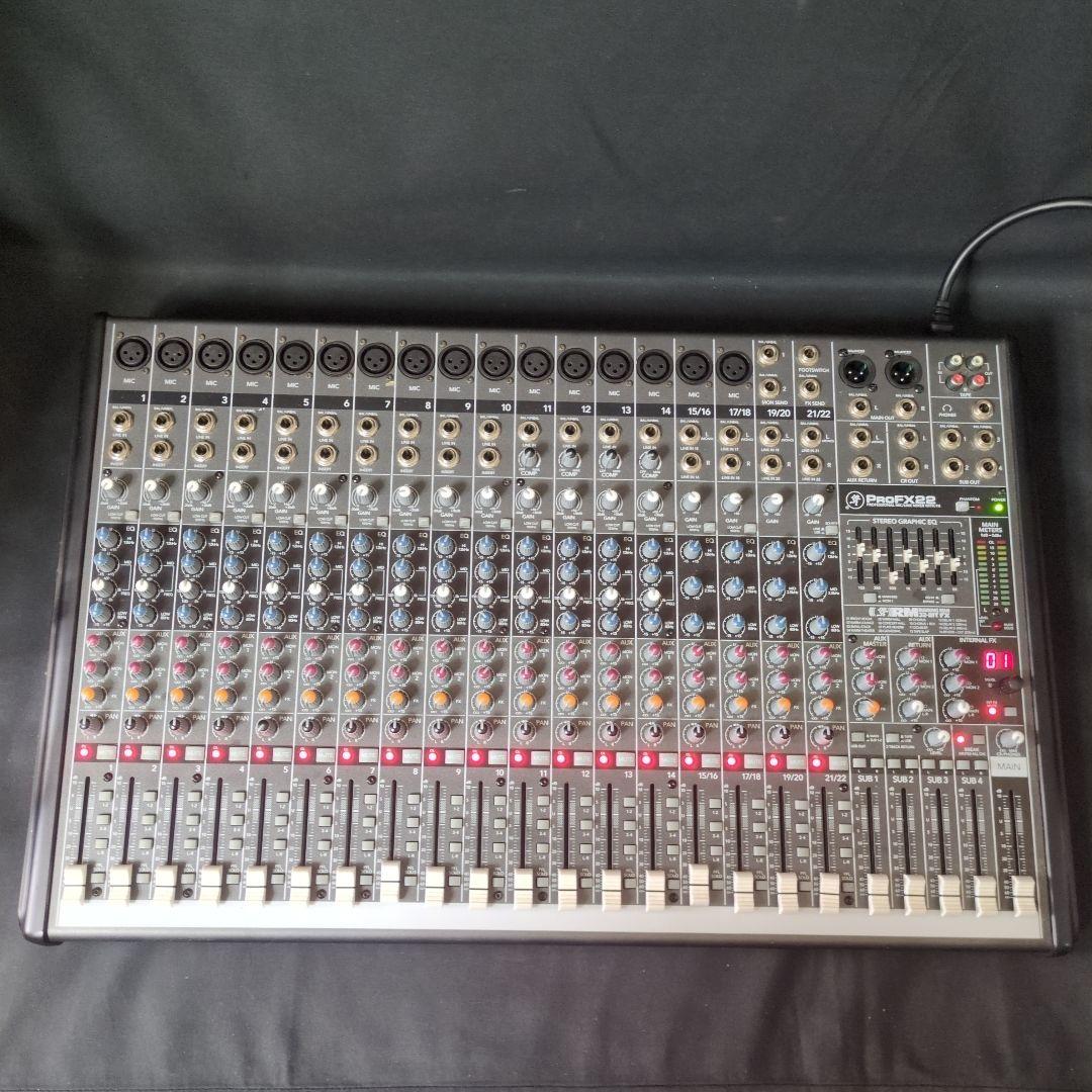 配信機器・PA機器・レコーディング機器 MACKIE ProFX22