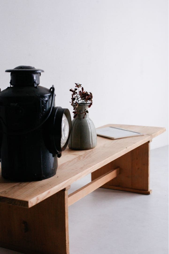 文机　杉材　無垢材 ローテーブル 飾り棚　古家具　古道具 アンティーク