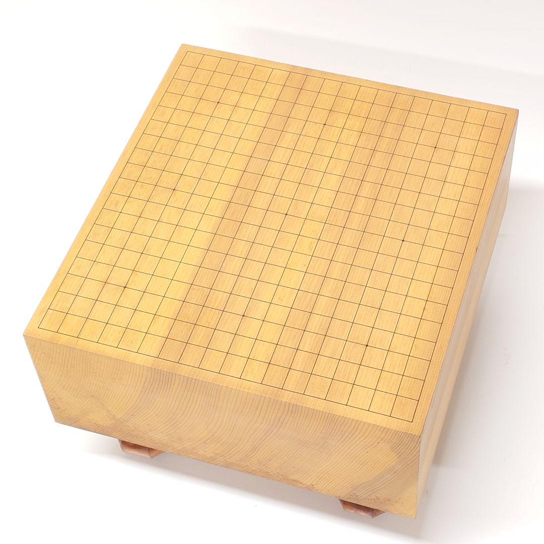 囲碁盤 へそ付き 脚付き碁盤 厚さ約17.1cm 本榧? 新榧?