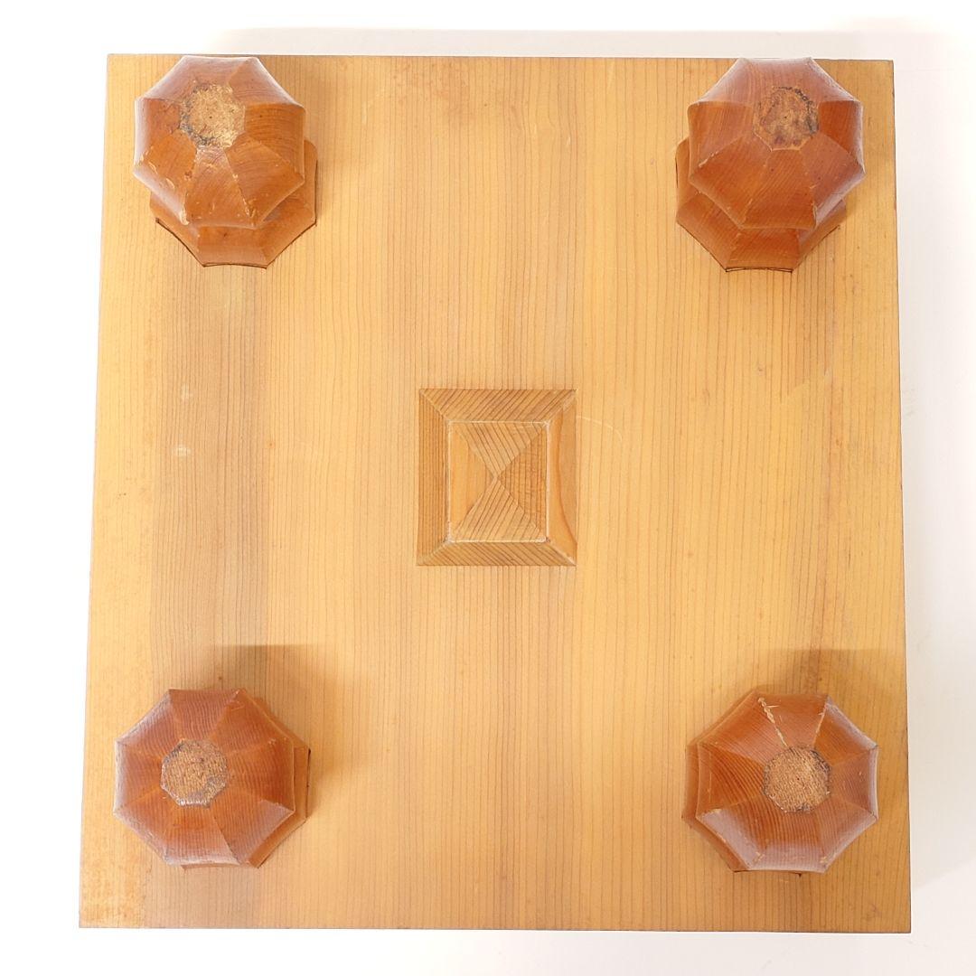 囲碁盤 へそ付き 脚付き碁盤 厚さ約17.1cm 本榧? 新榧?