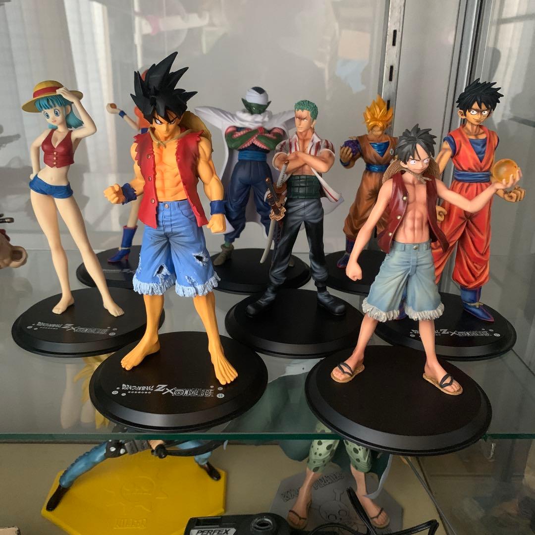 ドラゴンボール×ワンピースリペイントコラボフィギュアセット