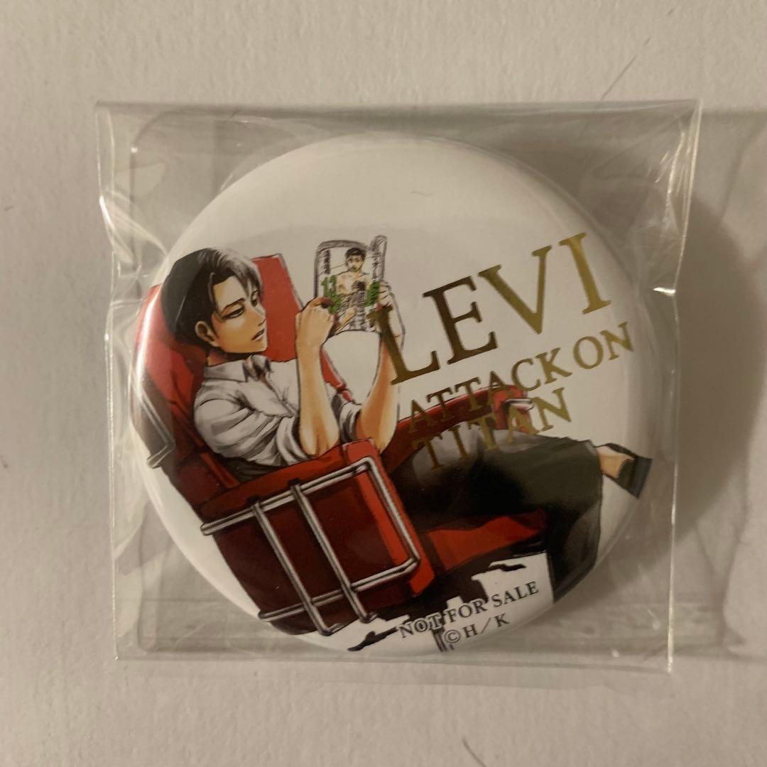 進撃の巨人 リヴァイ 缶バッジ AnimeJapan AJ缶 特典