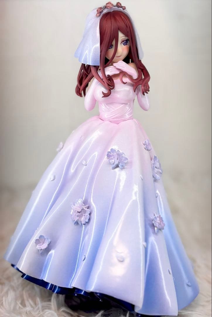 シ*バ様 五等分の花嫁　中野三玖 リペイント　1/7スケールフィギュア