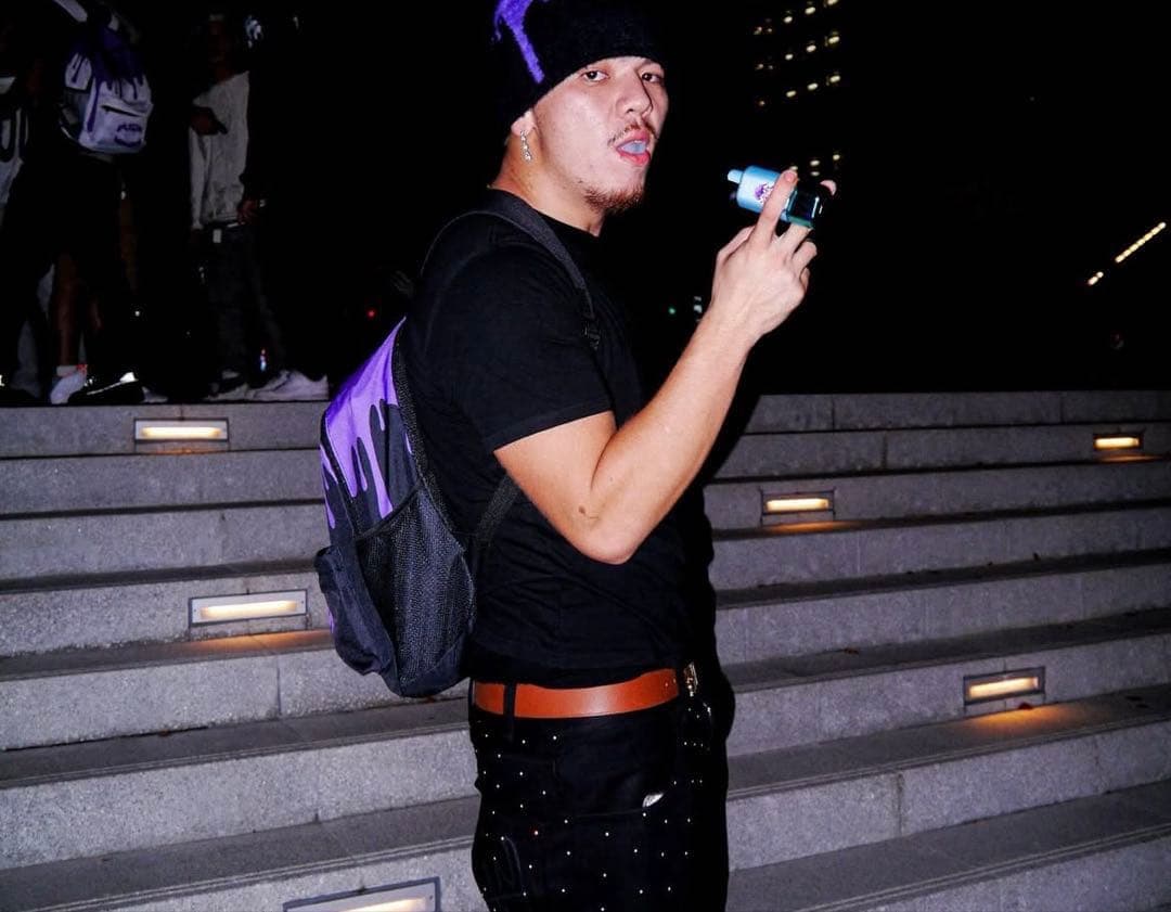 flexwitme dne着用 fuck my life drip リュック