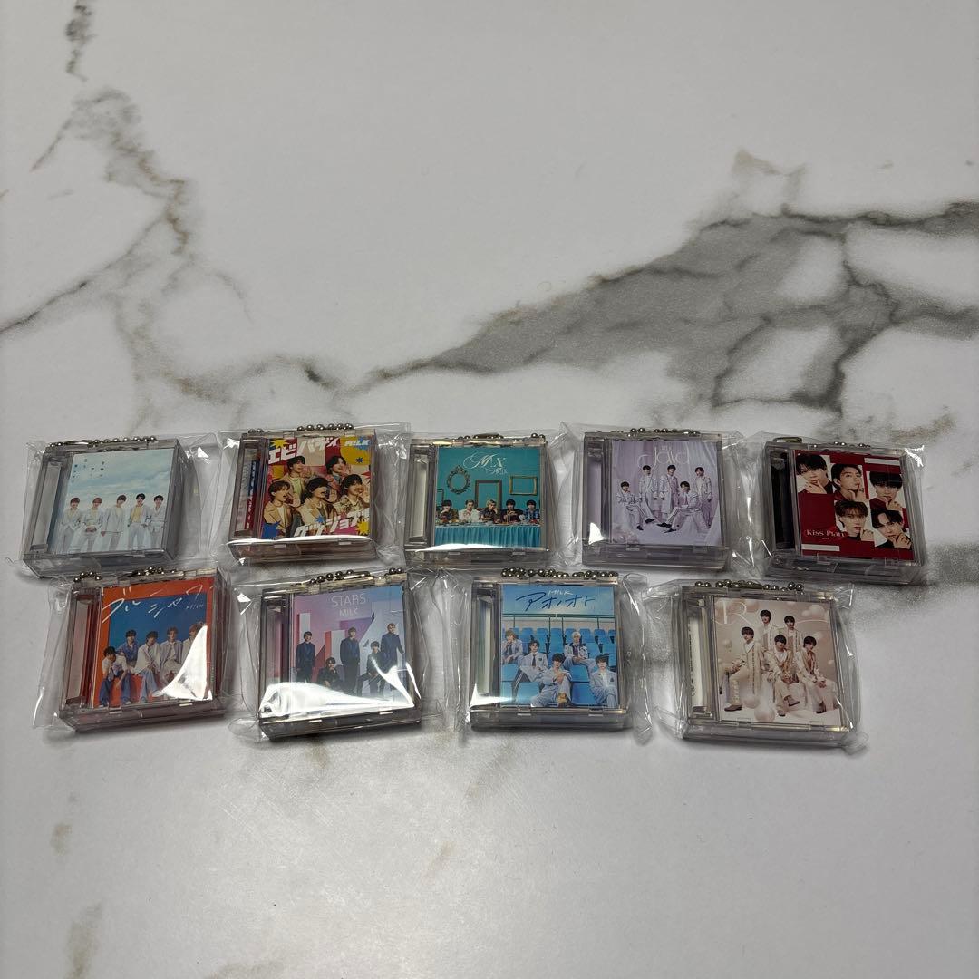 【未開封】M!LK さくらステージ カプセルトイ ミニジャケキーホルダー 9点