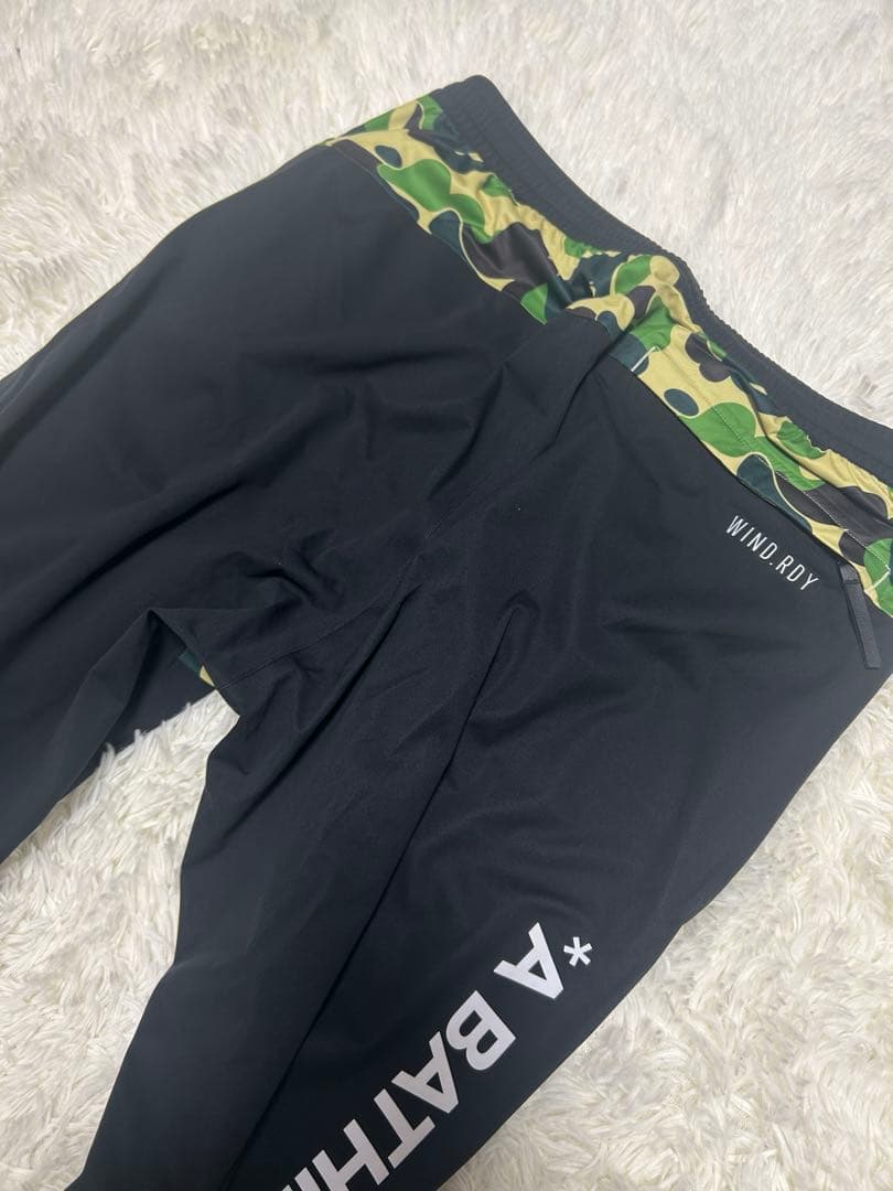 【極美品】アディダス×A BATHING APE　カモ　パンツ　サイズM