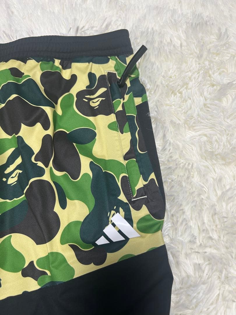 【極美品】アディダス×A BATHING APE　カモ　パンツ　サイズM