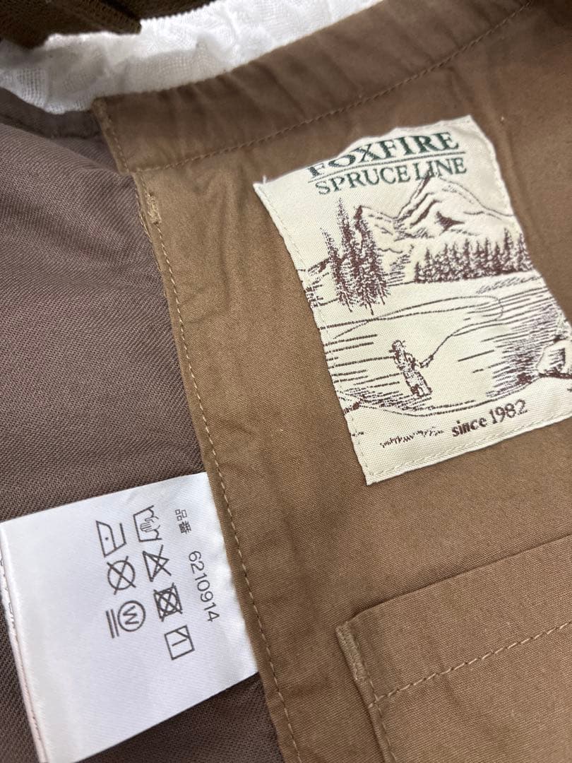 極美品 Foxfire スプルースライン アルフラックスタックルベスト