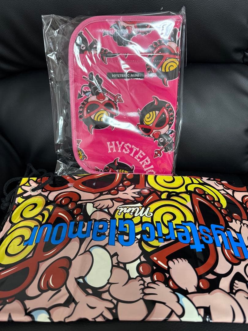 HYSTERIC MINI 母子手帳ケースL マゼンタピンク