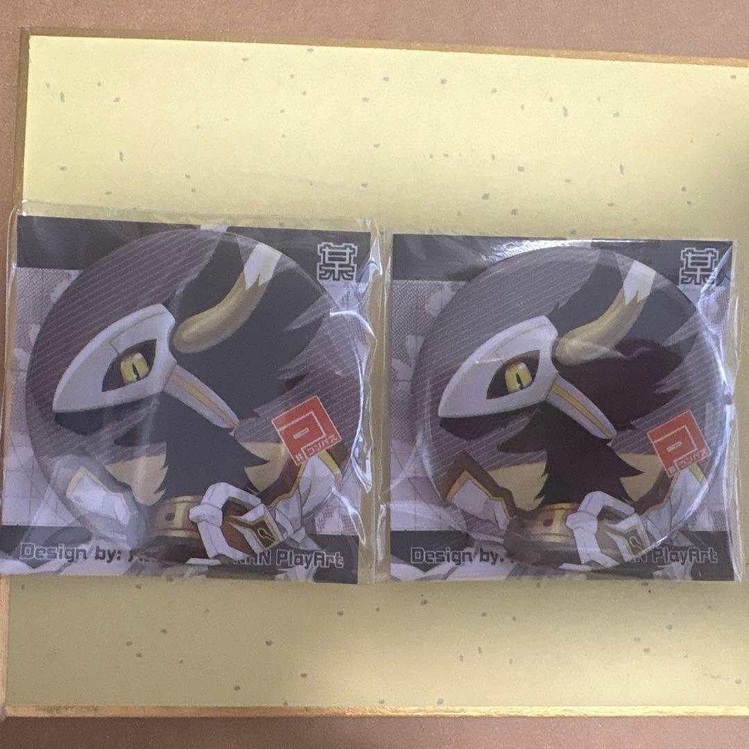 コンパス 非売品缶バッジ 某×2