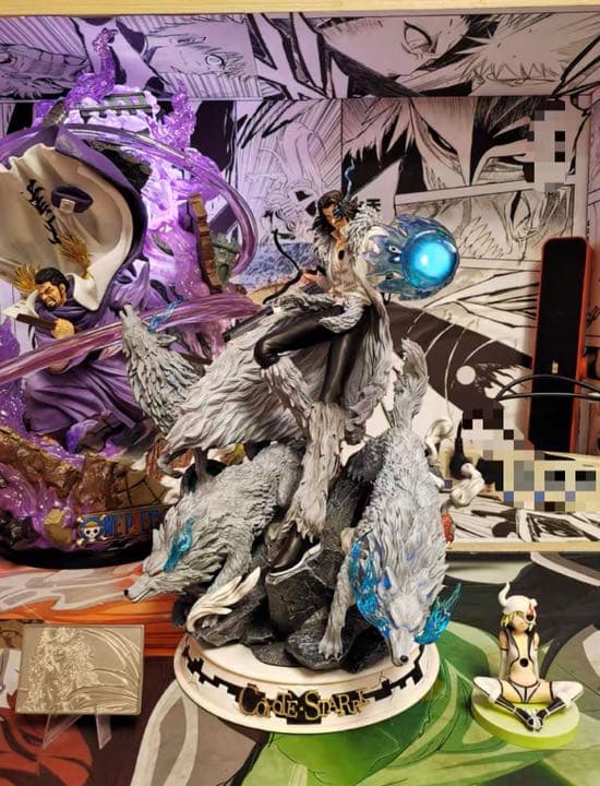 BLEACH 黒衣少年図 コヨーテ 1/8ガレージキット ガレキ スタチュー①