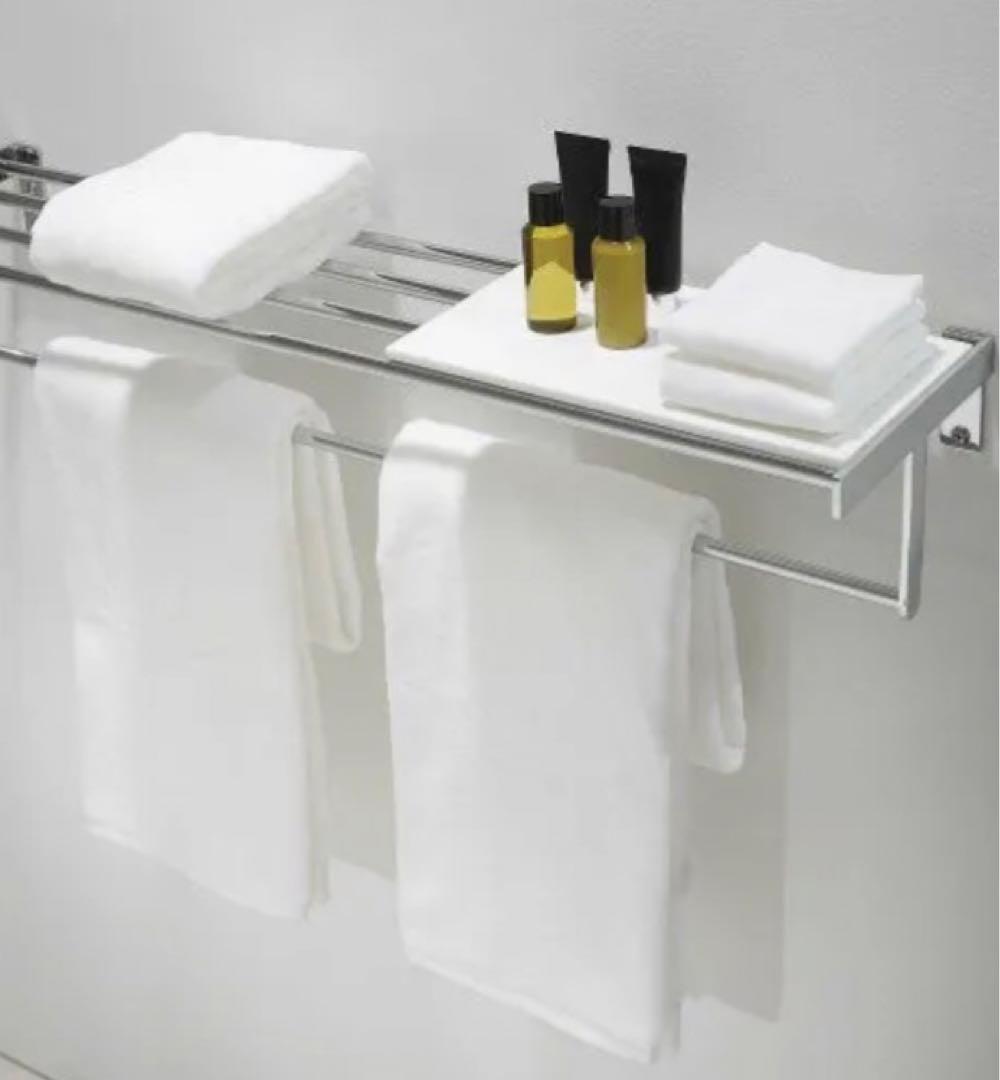 ステンレス製タオルラック 幅約80cm Union製