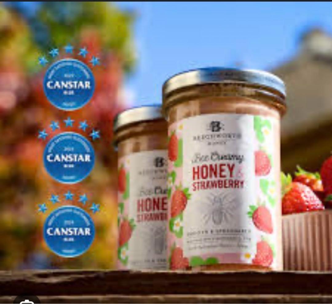 オーストラリア　BEECHWORTH ハチミツ　パッションフルーツ　いちご