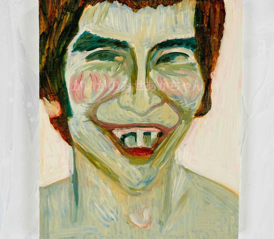 38×46㎝「ビリビリうんちだった」F8・原画・油彩