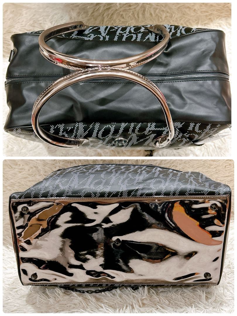 新品　マークアンドロナ　ゴルフバッグ　ボストンバッグ　ブラック　ロゴ