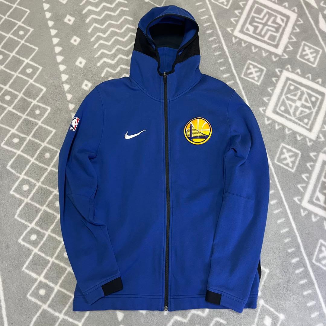 NIKE NBA ウォリアーズ パーカー 青 ブルー XL