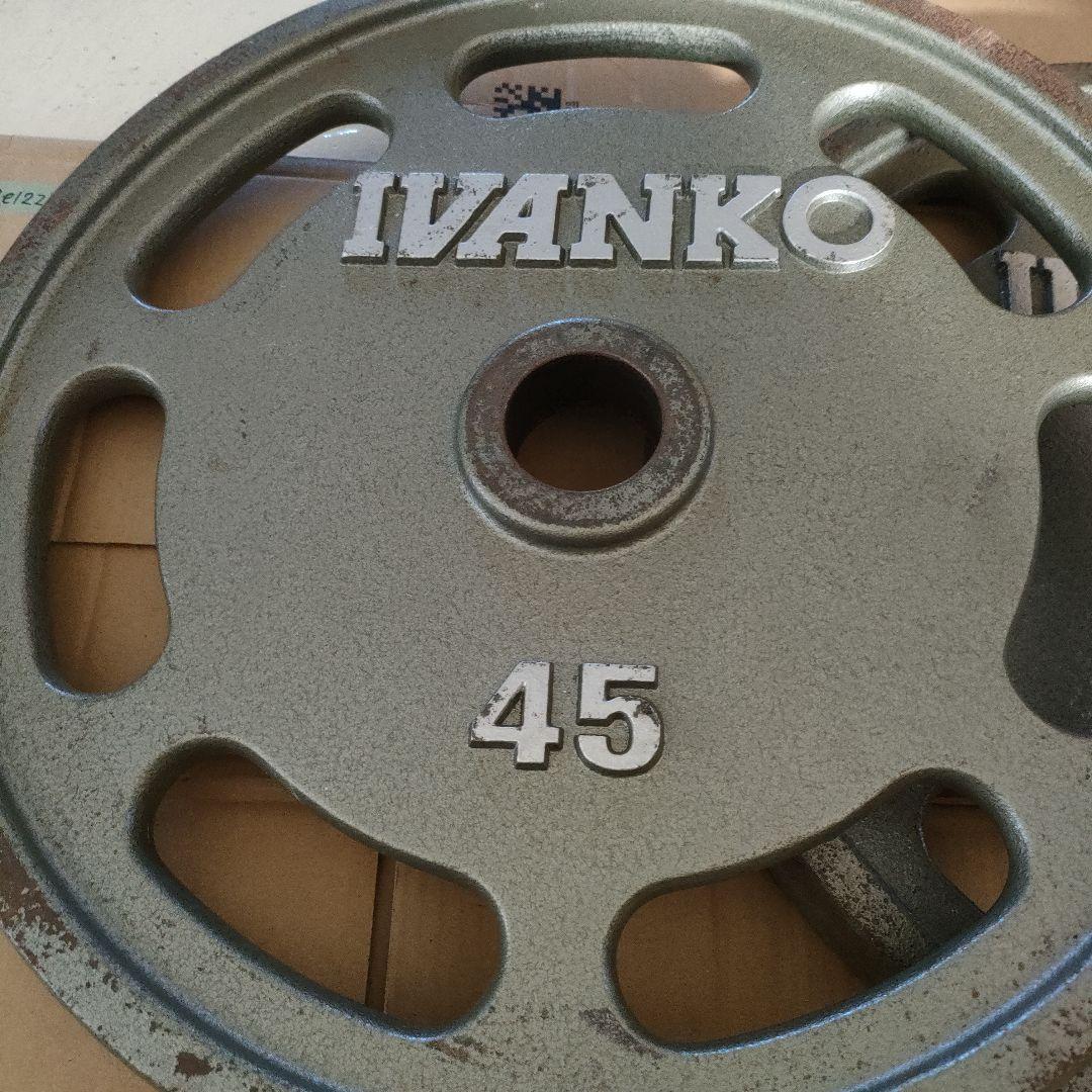 7/0728m01 IVANKO 45ポンド ダンベルプレート　2枚