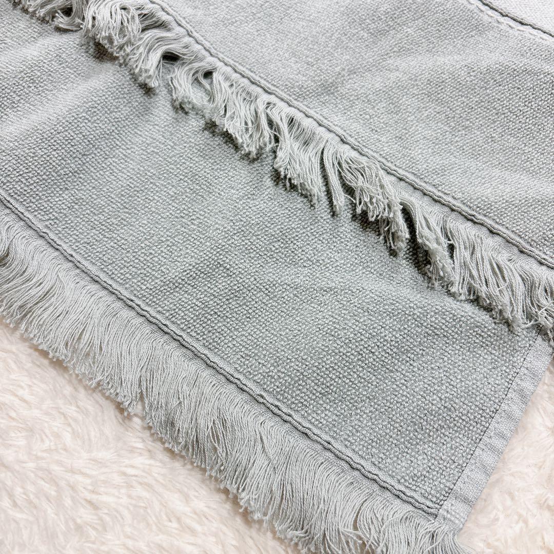 新品タグ付 エルメス ビーチタオル PM ヨッティング バスマット セージグレー