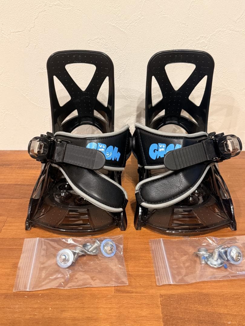 BURTON Grom Kids M スノーボードビンディング ブラック