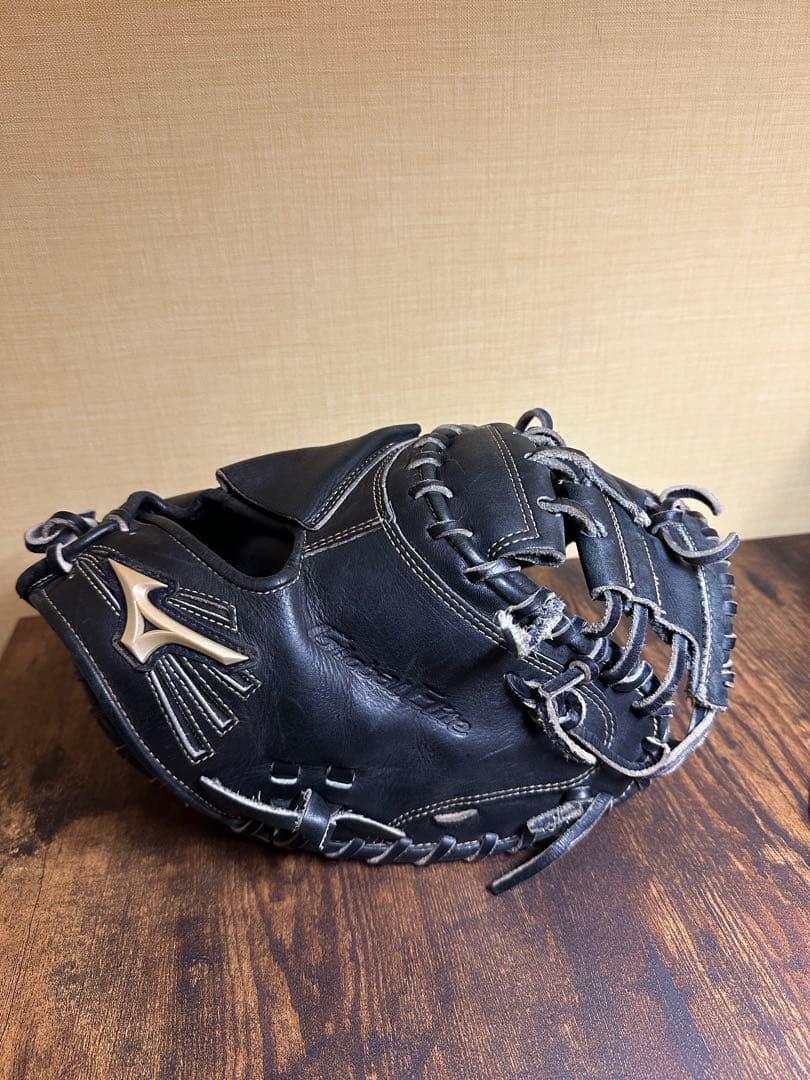 ミズノ グローバルエリート 軟式 キャッチャーミット ブラック