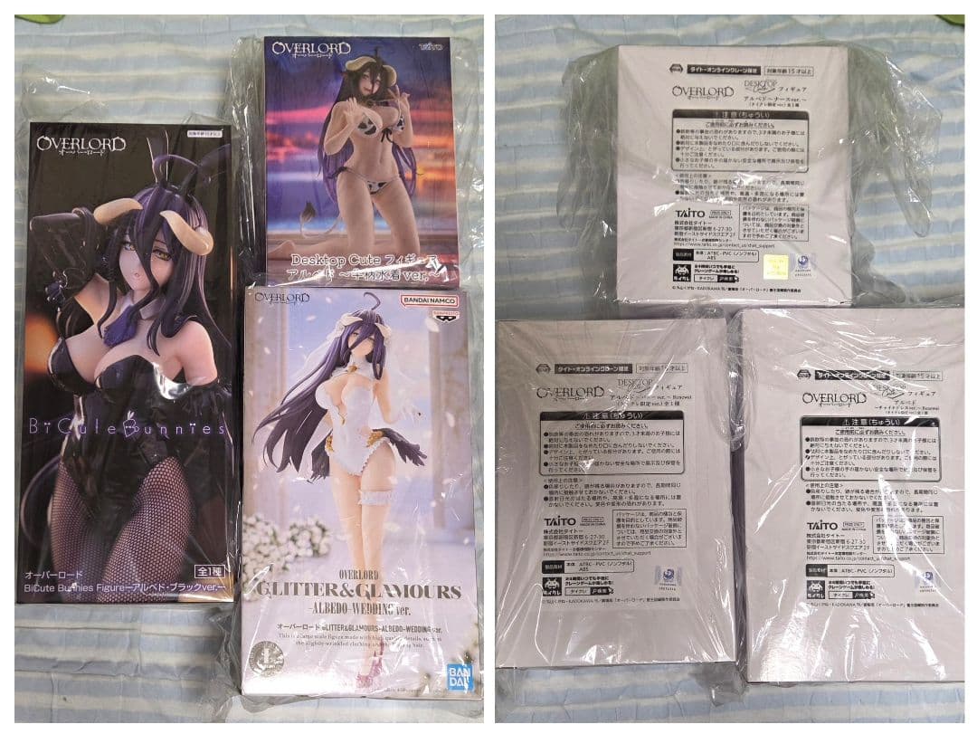 オーバーロード　アルベドフィギュア　6体セット