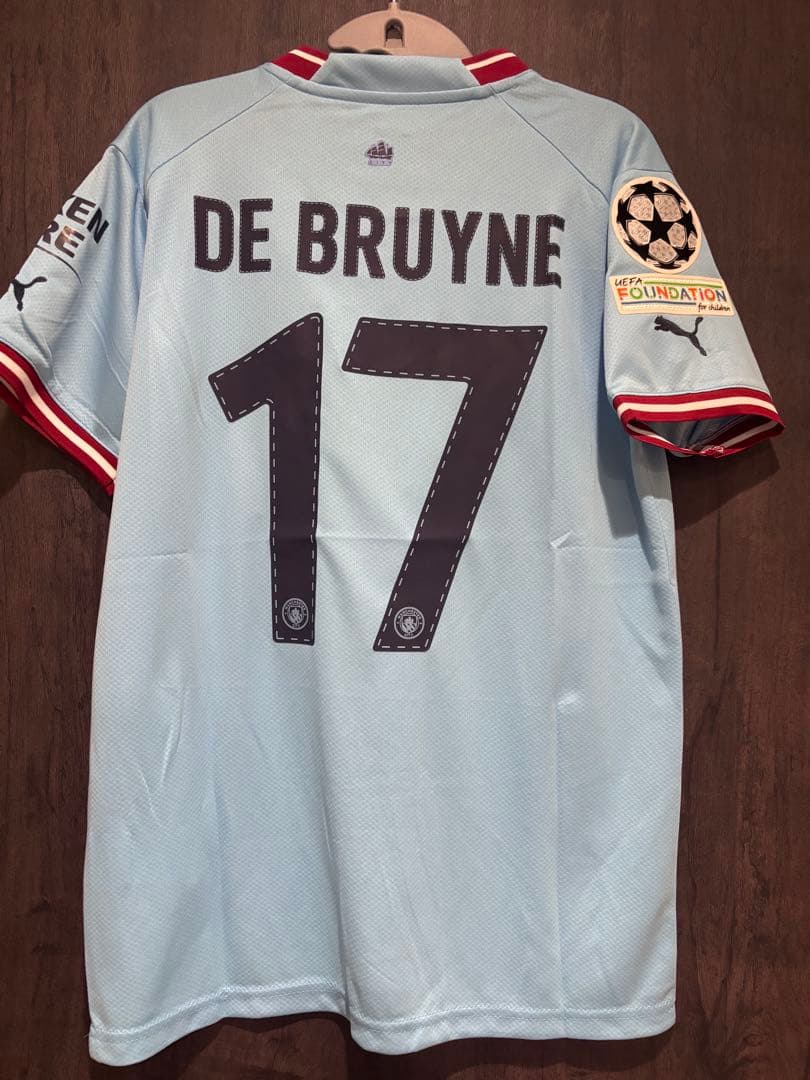 デ・ブライネ　マンチェスターシティ　ユニフォーム