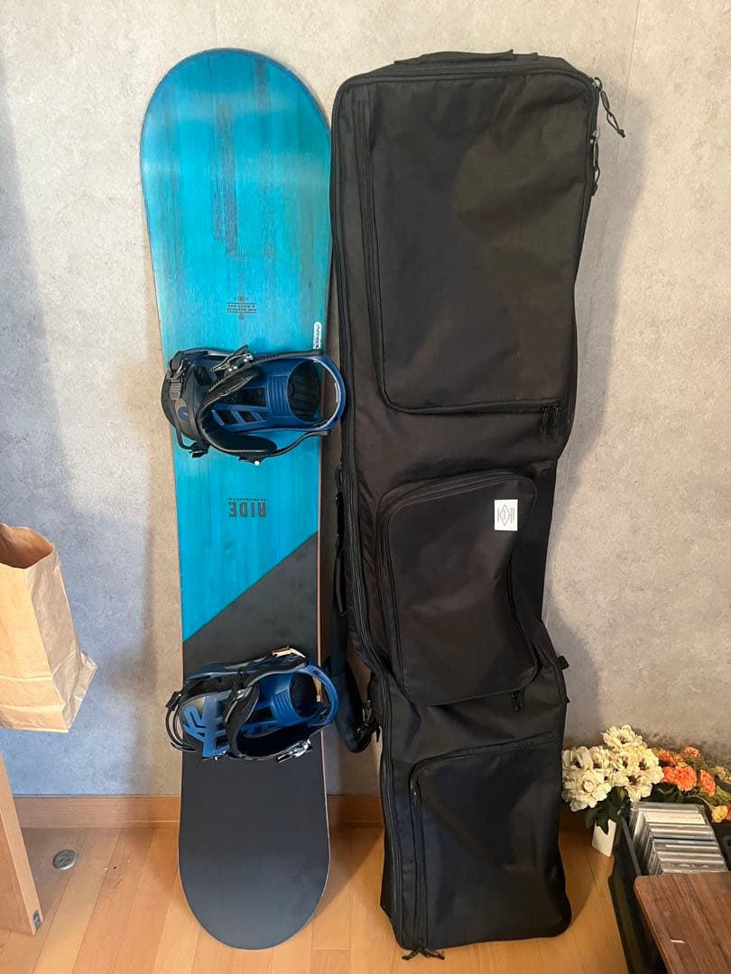 RIDE manic 161cm (カバー付き) スノーボードセット
