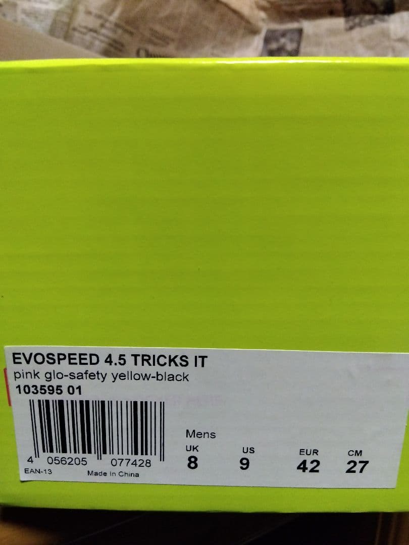 プーマ　エヴォスピード EVO SP シューズ ピンク/イエロー