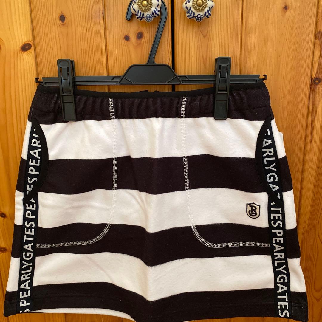 パーリーゲイツ☆ボーダー☆フリース☆スカート