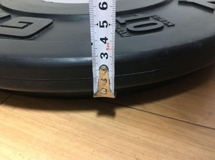 GYMWAYバンパープレート10kg x 2枚