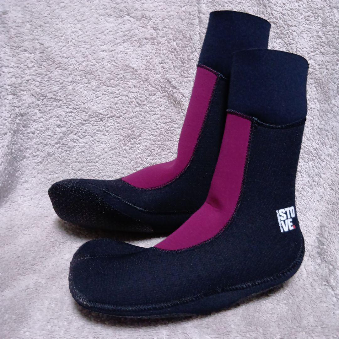 サーフエイト 85F1ST3 2.5mm ストーブライトソックスTFB起毛М美品