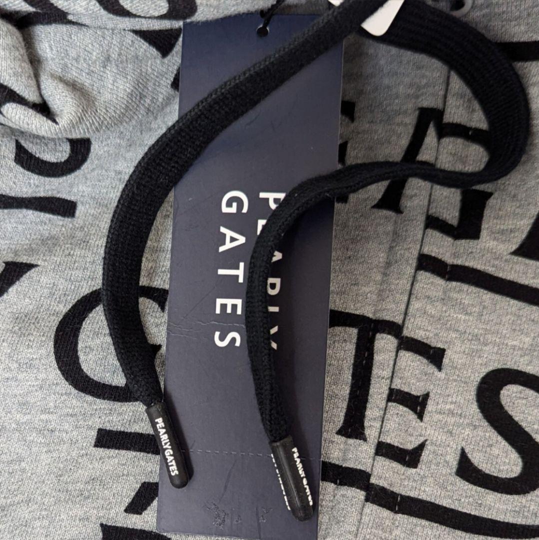 ★新品正規品 パーリーゲイツ コットン裏毛 フルジップフーディジャケット5(L)