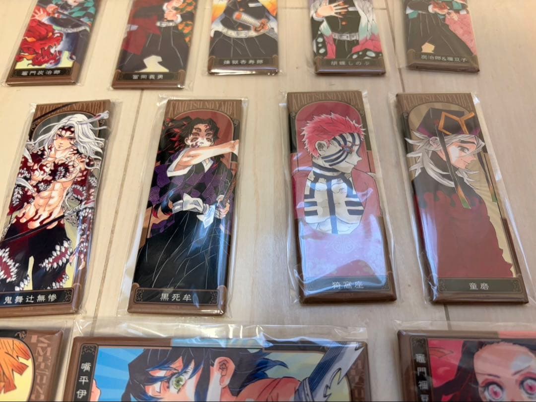 最終　鬼滅の刃 絵札缶バッジ 第2弾　コンプリート　原作 ジャンプフェスタ