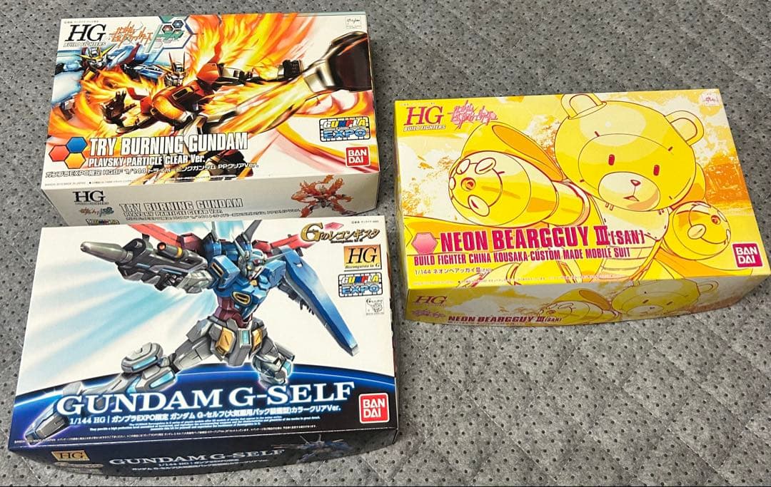 d*9様 ガンプラ 1/144 TRY BURNING GUNDAM 他 3点セ