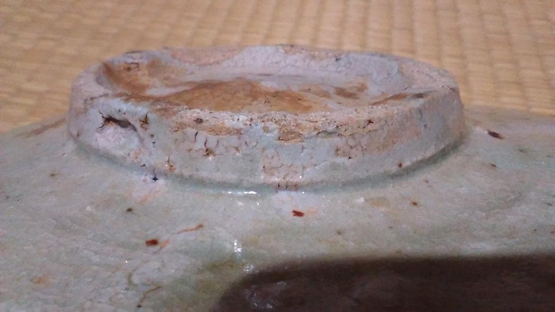 古唐津　絵唐津　大皿　発掘　呼継　径23.8cm