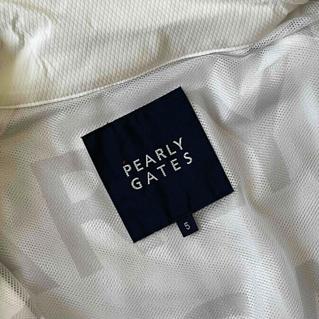 ★新品★パーリーゲイツ エアシャット ジャケット ダイヤドビー柄 白 サイズ5