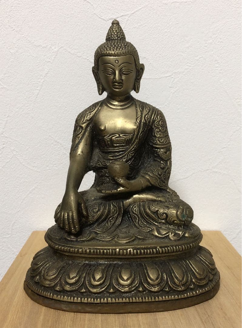 ［中国古玩仏像］・古い仏像 　チベット仏　極細工
