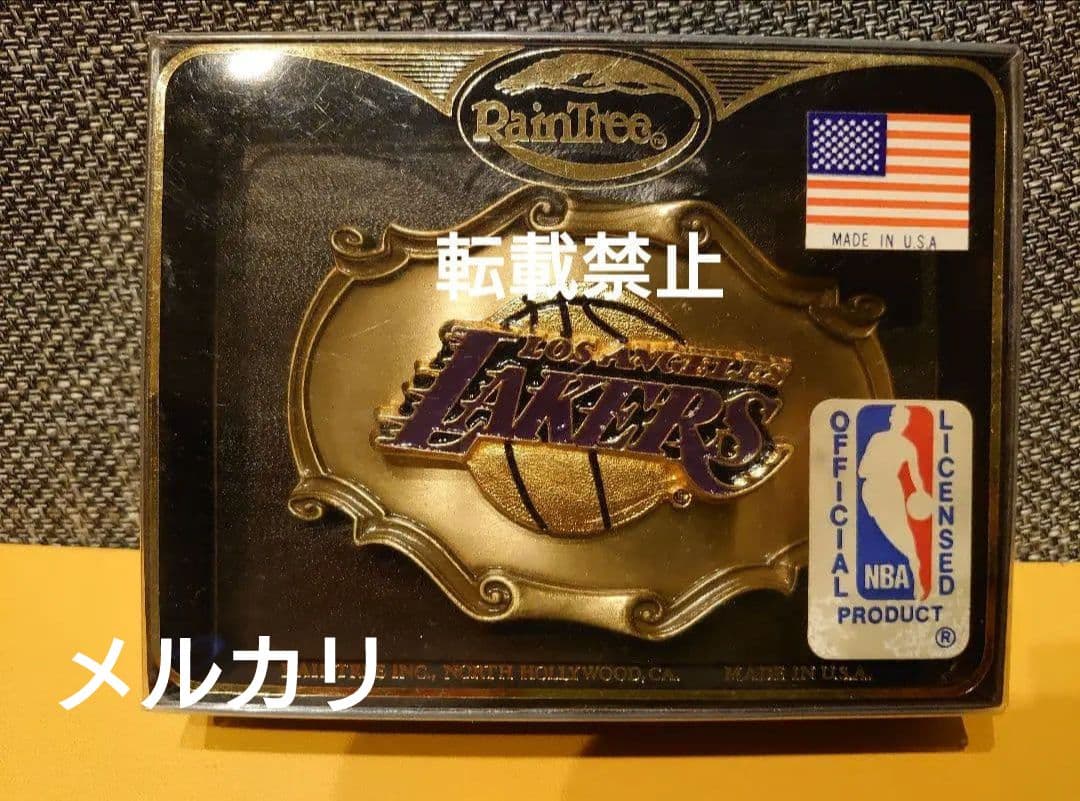 NBA ロサンゼルス・レイカーズ バックル 1978年ビンテージ34年前購入希少