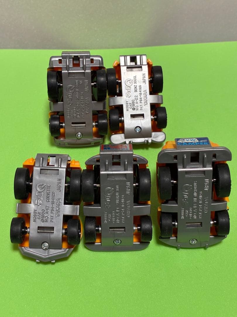 チョロQ、A品番・5台セット・オレンジ色です。