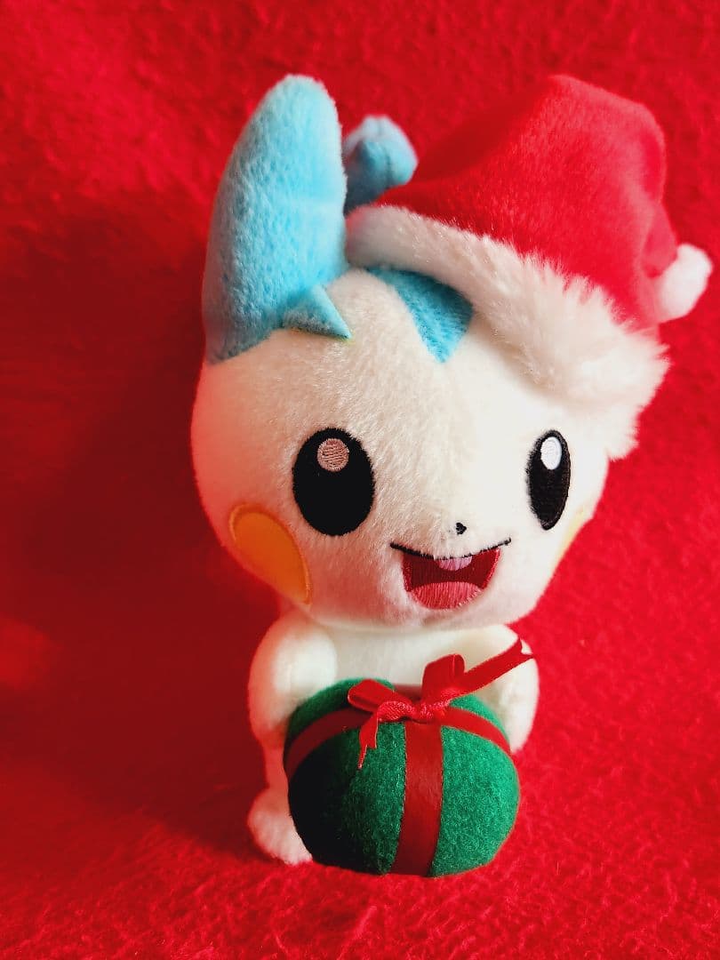 【 ポケモン 】2007年 ぬいぐるみ「 パチリス　クリスマス」