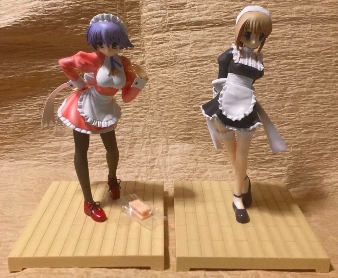Toheart2【小牧愛佳&十波由真 メイドver.】フィギュア【現状品】